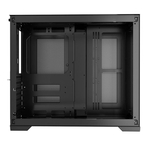 Gaming PC Case Dual Chamber ATX Mid-Tower - 410mm GPU Support, Magnetic Dust Filters, Cable Management - No Fans Included