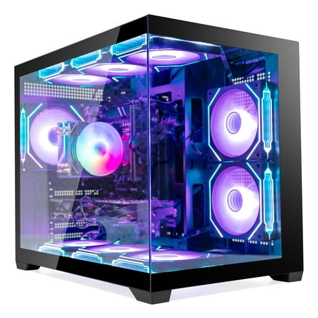 Gaming PC Computer Desktop, i7 CPU up to 4.0GHz , Radeon RX5300, 32GB RAM, 512GB SSD, WiFi6, BT 5.4,Windows 11, Gaming Computer Tower