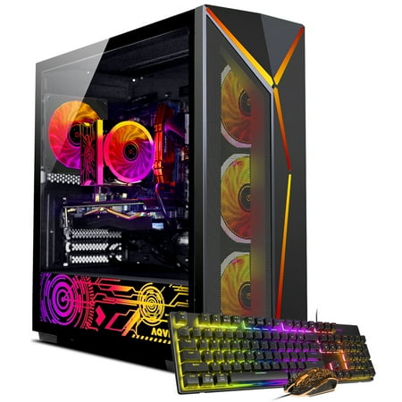 Gaming PC Desktop Tower AQVIN-AQ80 - Intel Core i7 Processor upto 4.60GHz | 32GB DDR4 RAM | 1TB SSD | Ray Tracing nvidia graphics card rtx 3050 | Windows 11 Pro