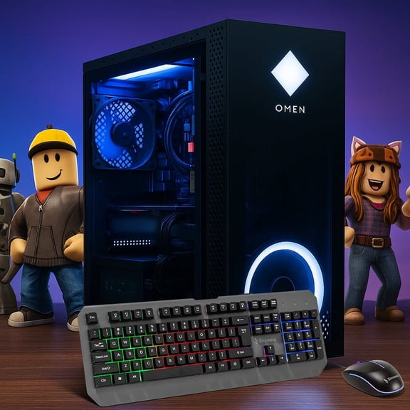 Gaming PC Desktop i7-6700K Processor, Integrated Onboard Graphics , 16GB DDR4 RAM, 512GB SSD + 1TB HDD, Wi-Fi 6, Bluetooth 5.4, Windows 11 Desktop- Gaming Computer with RGB Lighting 