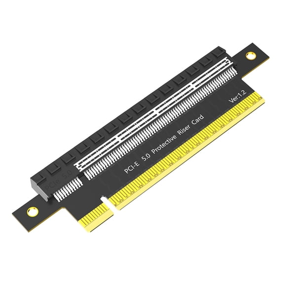 Gaming PCIE 16x 5.0 Adapter Card Fast Data Transfer 180 Degree for Easy GPU Mounting and Improved Systems Flexibility