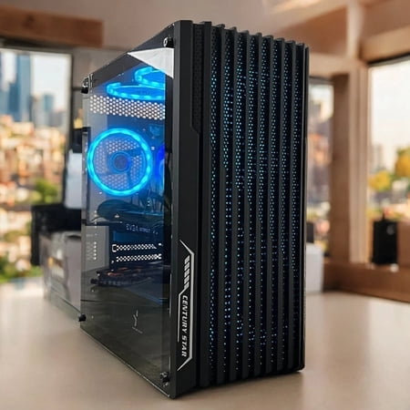 Gaming PRO Gaming PC Computer Desktop, Intel i7 Xeon E5, NVIDIA RTX 3050 6GB graphics , 64GB RAM, 256GB SSD+1TB HDD, WiFi6& BT5.4, Windows 11, Gaming Computer Tower for Gamer Streaming