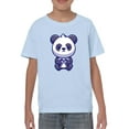 thumbnail image 1 of Gaming Panda T-Shirt Juniors -Image by Shutterstock,  Large, 1 of 4