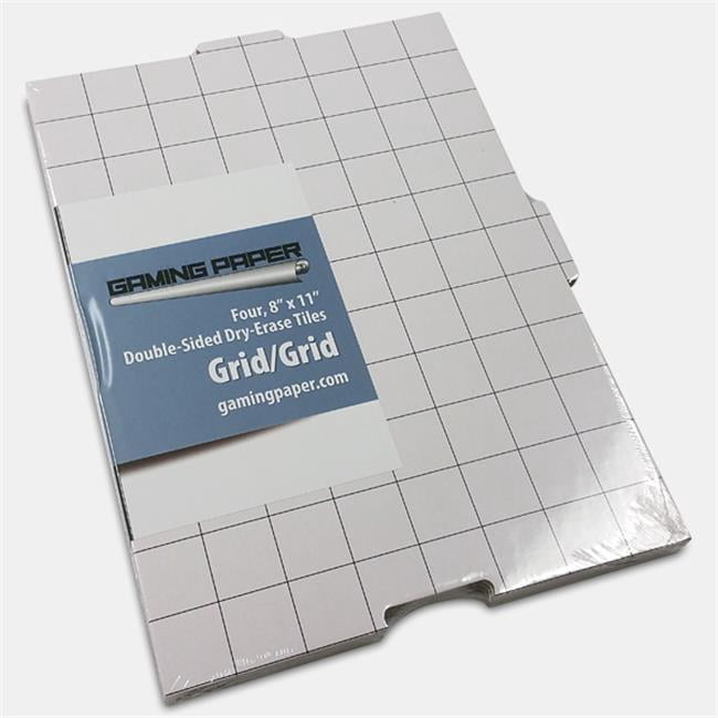 Gaming Paper: Tiles: Doublesided Grid (4) - Walmart.com