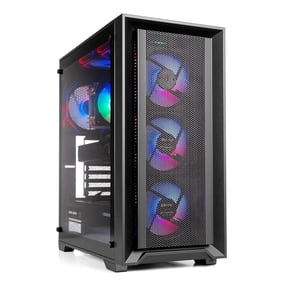 Prebuilt Gaming PC Desktop i7-6700, RX 580 8GB, 32GB DDR4 RAM, 512GB SSD + 1TB HDD, WiFi 6, Windows 11, Ready for Fortnite, GTA V, Roblox & Valorant