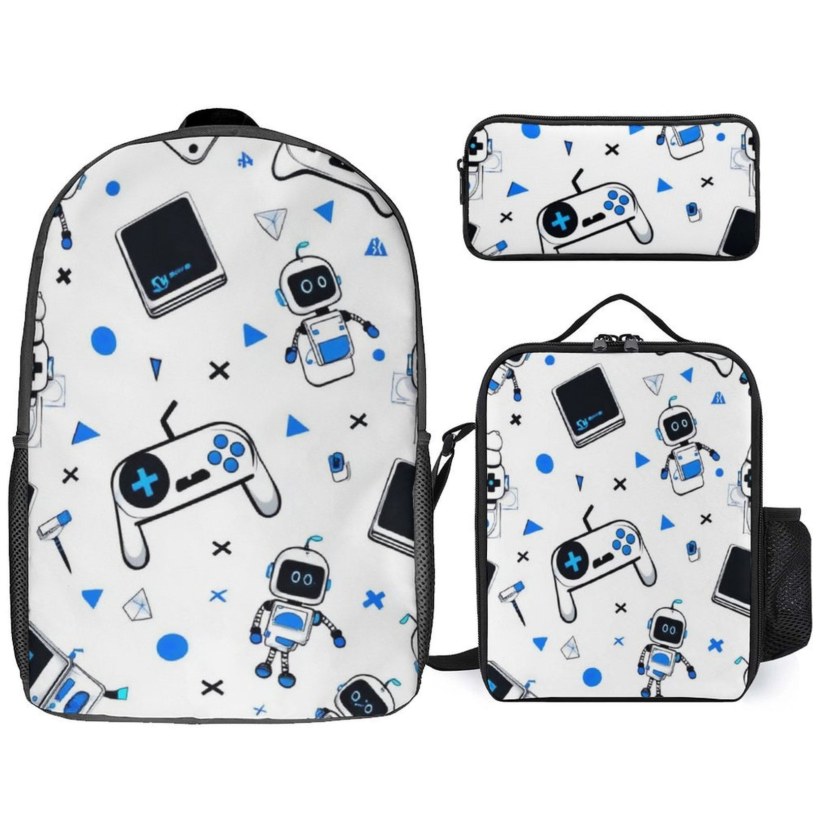 Gaming Robots Controllers 3D Printed 3pcs/Set Bags Laptop Daypack ...
