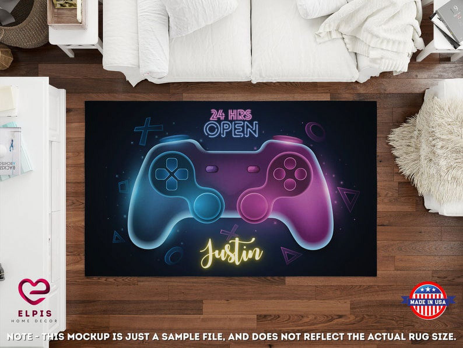 Gaming Room Rug Gaming Room Decor Video Game Rug Gamer Room Decor Game