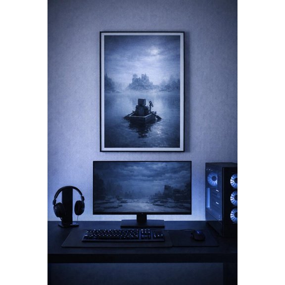 Gaming Room Wall Art – Minecraft Poster Print Decor 16x24 UNFRAMED