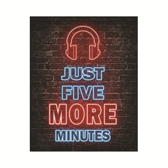 Gaming Room Wall Decor, Neon Game Poster, Boys Room Art, Video Game Theme Sticker
