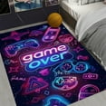 thumbnail image 1 of Gaming Rug for Boys Room Gamer Rug with Controller Design Carpet for Game Room Bedroom Decor Non-slip Machine Washab Mat, 1 of 9