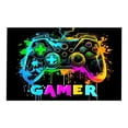 thumbnail image 1 of Gaming Rug for Boys Room - Gamer Rug with Game Controller Design for Esports Room, and Boys' Game-Themed Bedroom 80x50cm, 1 of 6