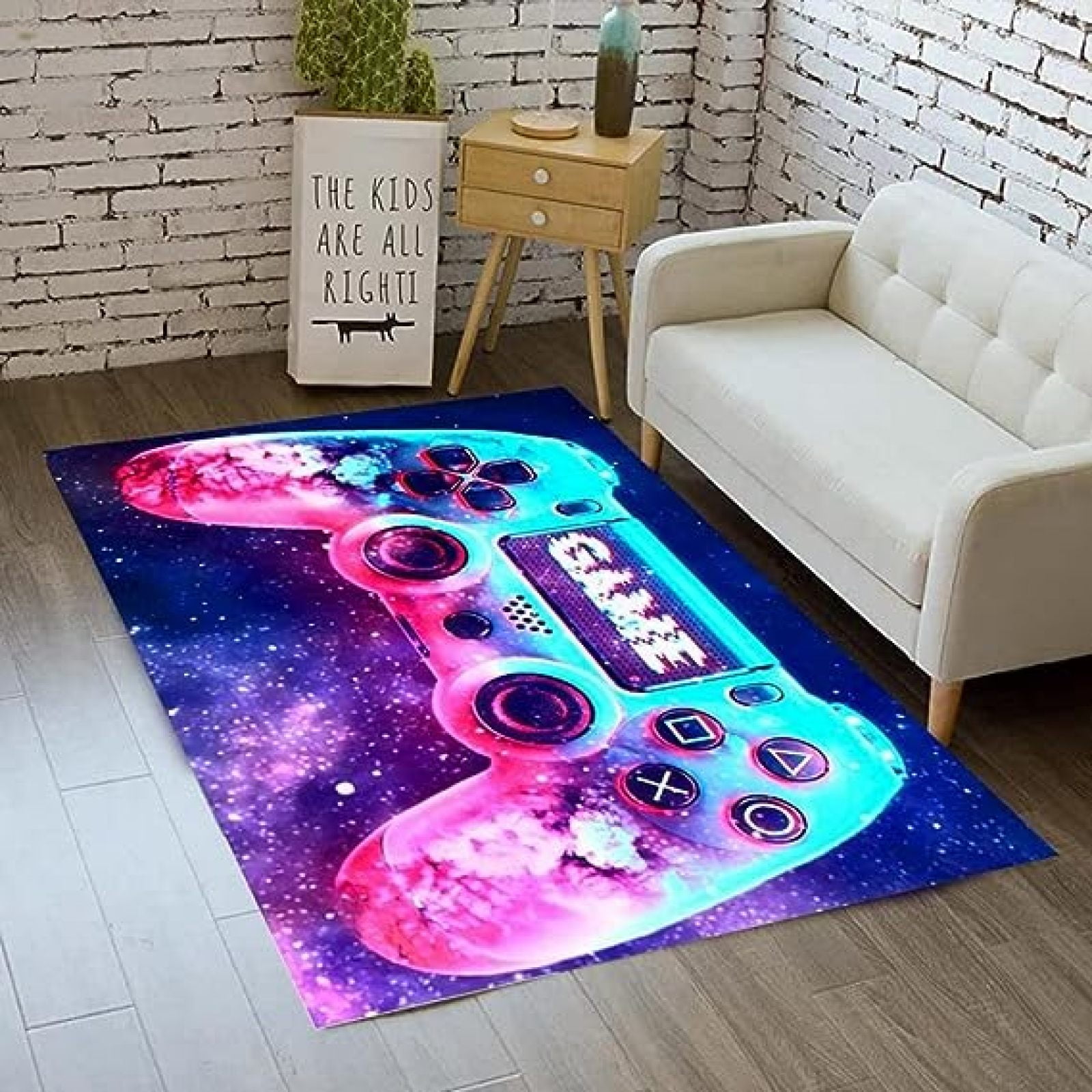 Gaming Rugs For Gaming Room, Gaming Rug For Boys Room, Game Room Rug
