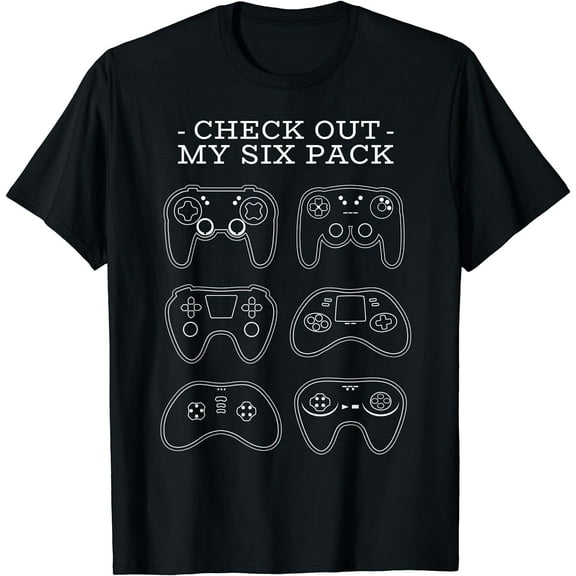 Gaming Shirts for Men, Funny Video Games Gamer T-Shirt
