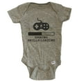 thumbnail image 1 of Gaming Skills Loading Funny Video Games Humor Baby Bodysuit - Grey, 1 of 2