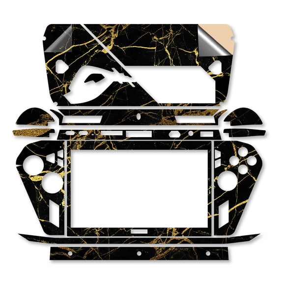 Gaming Skin Compatible With Asus ROG Xbox Ally X (2025) - Black Gold Marble - Premium 3M Vinyl Protective Wrap Decal Cover - Easy To Apply | Crafted in the USA by MightySkins