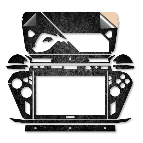 Gaming Skin Compatible With Asus ROG Xbox Ally X (2025) - Black Leather - Premium 3M Vinyl Protective Wrap Decal Cover - Easy To Apply | Crafted in the USA by MightySkins