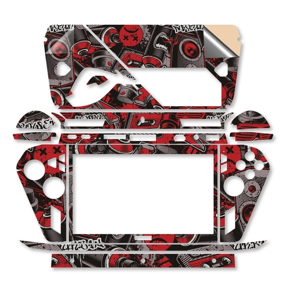 Gaming Skin Compatible With Asus ROG Xbox Ally X (2025) - Red Hip Hop - Premium 3M Vinyl Protective Wrap Decal Cover - Easy To Apply | Crafted in the USA by MightySkins