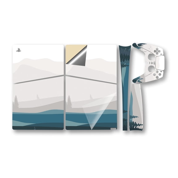 Gaming Skin Compatible With Sony PlayStation 5 PS5 Pro Bundle - Tundra - Premium 3M Vinyl Protective Wrap Decal Cover - Easy To Apply | Crafted in the USA by MightySkins