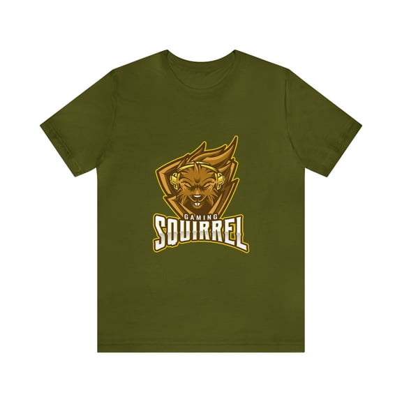 Gaming Squirrel Unisex Jersey Short Sleeve Tee For Gamers