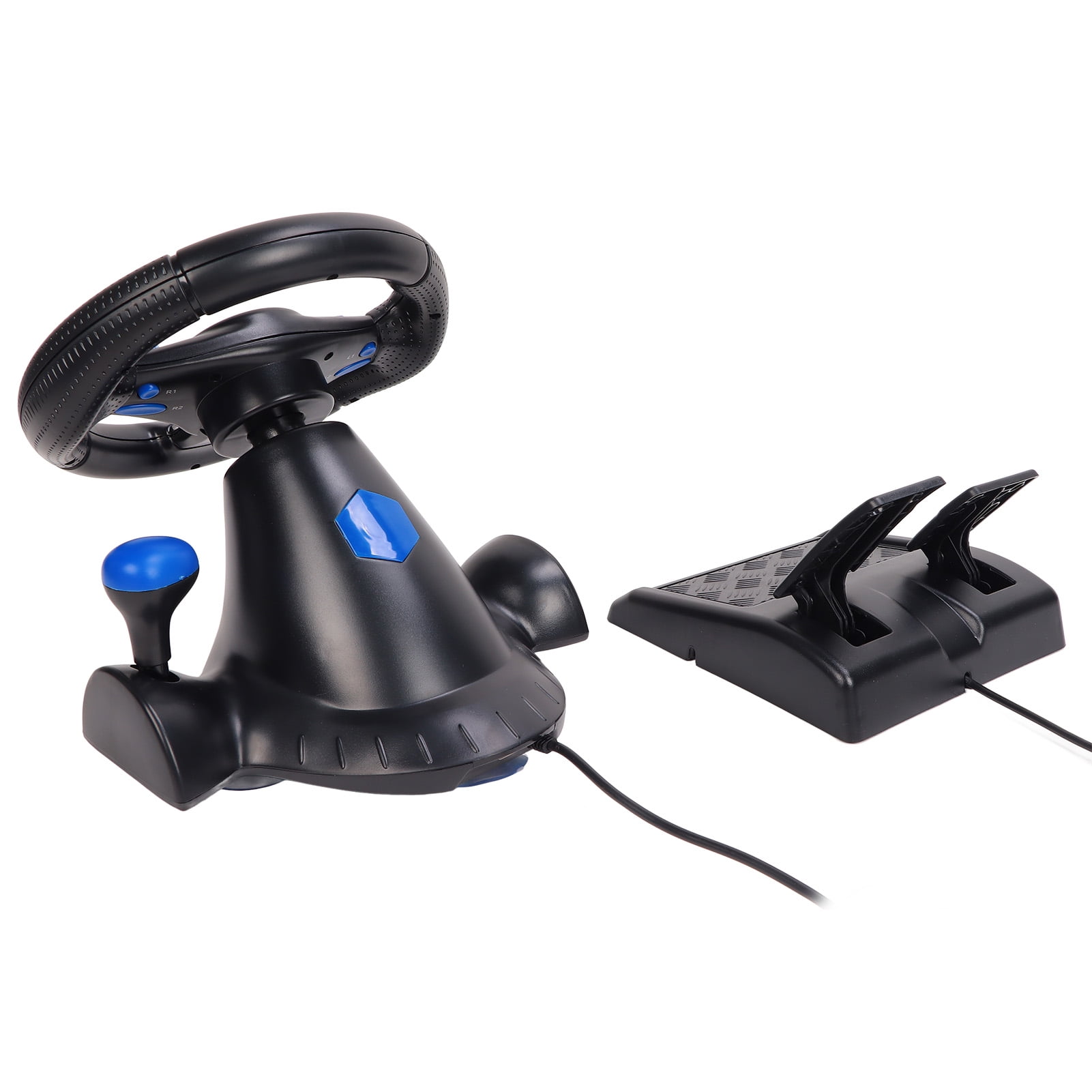 Gaming Steering Wheel,180 Degree Rotation Multifunctional 3 In 1 Game