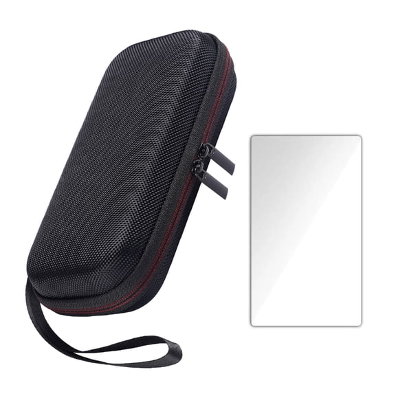 Gaming Storage Pack For Trimui Featuring Hard Shell Case & Tempered Glass Guard