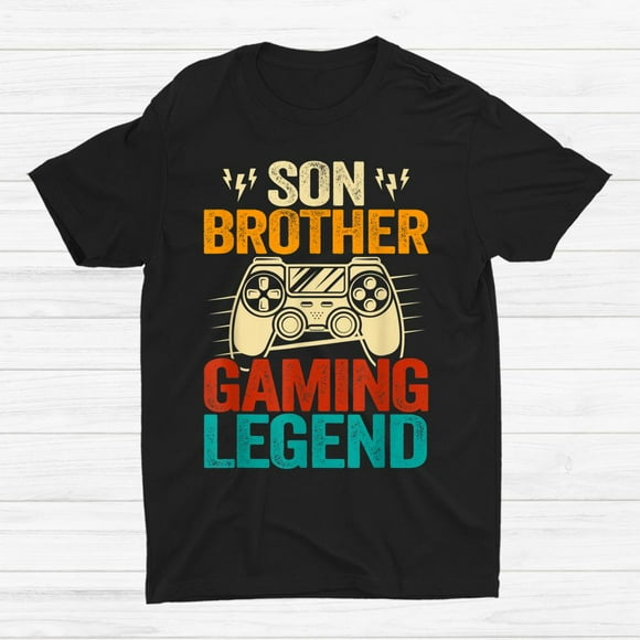 Gaming Teenage Boys 8-12 Year Old Video Gamer Shirt Gift Black Size up to 4XL