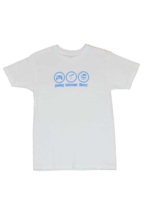Mens T-Shirt  - Line Drawing Circles (Medium)
