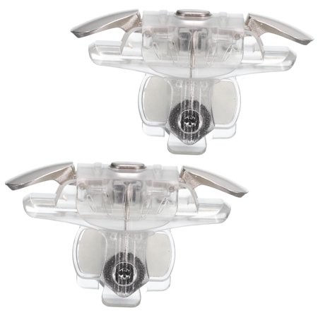 Gaming Trigger Mobile Game Controller 1 Pair Double Side Fire Keys Universal Clear