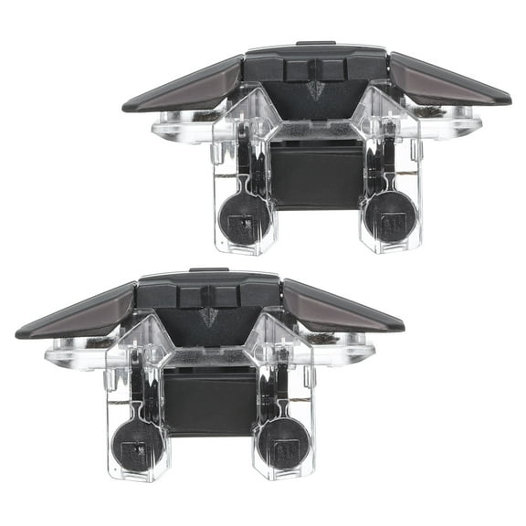 Gaming Trigger Mobile Game Controller 1 Pair Six-Finger Single Shot Fire Keys Type-C Black