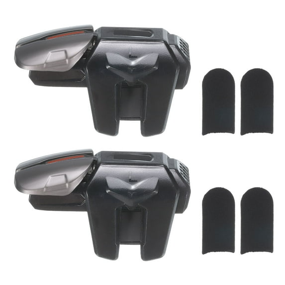 Gaming Triggers Mobile Game Controller G21 Six-Finger Linkage Aim & Fire Keys High Sensitive with 4 Finger Gloves