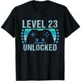 thumbnail image 1 of Gaming Vintage 23rd Birthday Gift 23 Year Old Boy Girl Gamer T-ShirtMen and women, Black T-shirt, size: Extra large S-4XL, 1 of 4