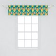 thumbnail image 1 of Gaming Window Valance Pack of 2, Game Controller Gamepad Retro Colors Atari Fans, Rod Pocket Curtain Valances for Kitchen Bedroom, 54" X 12", Dark Seafoam Multicolor, by Ambesonne, 1 of 4