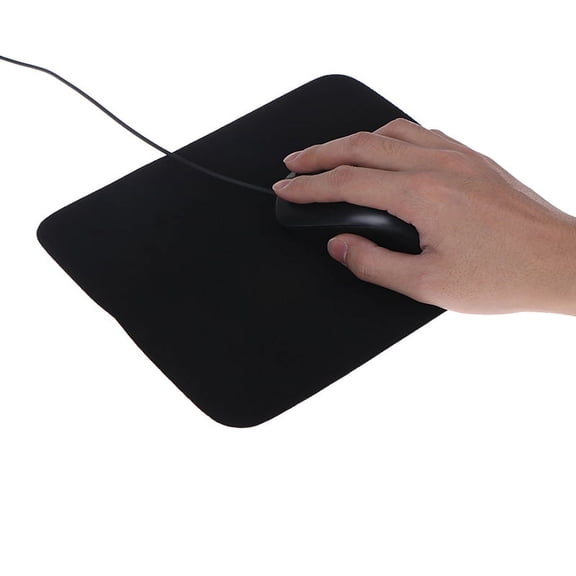 Gaming mouse pad 24*20cm antislip speed/control locking edge black mouse pad