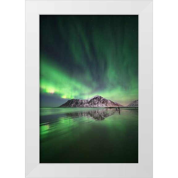 Gamito, Clara 23x32 White Modern Wood Framed Museum Art Print Titled - Aurora Mirror 2
