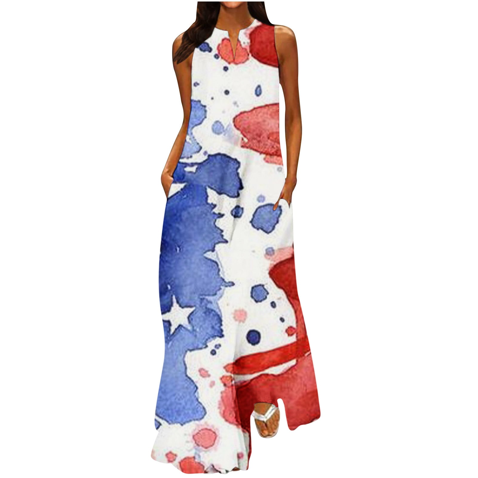 july 4th maxi dress