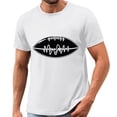 thumbnail image 1 of Gamivast Athletic Shirts for Men Heartbeat Football Graphic Crew Neck Short Sleeve Workout Shirts Gym Shirts Breathable Performance Fabric Workout Wear, 1 of 5