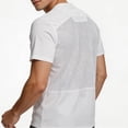 thumbnail image 1 of Gamivast Athletic T-Shirt for Men Workout Short Sleeve Performance Tee Moisture Wicking Mesh Back Design Breathable Gym Activewear for Fitness And Training White L, 1 of 7