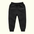 thumbnail image 1 of Gamivast Boys Girls Sweatpants Cotton Elastic Waist Sweatpants Casual Solid Color Sport Jogger Pants Athletic Trousers with Pockets Black 6-8 Pantalones Deportivos Para Niños Clearance, 1 of 4