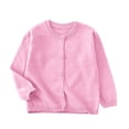 thumbnail image 1 of Gamivast Cardigan for Kids Crewneck Long Sleeve School Uniform Style Regular Fit Solid Button Down Design Soft Knit Pullover Sweater Everyday Wear, 1 of 6