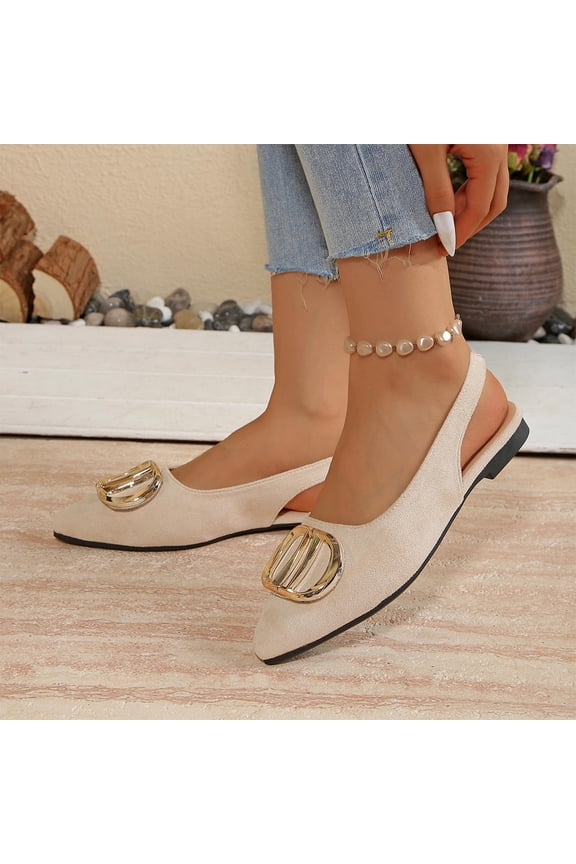 Casual Backless Mules for Women Comfortable Slip-On Walking Loafers Lightweight Soft Sole Everyday Footwear for Indoor Outdoor Beige 36