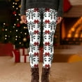 thumbnail image 1 of Gamivast Christmas Leggings for Women Holiday High Waisted Comfortable and Stretchy Pj Pants Printed Straight Leg Funny Xmas Legging Cute Lounge Bottoms Running Yoga Pants, 1 of 6
