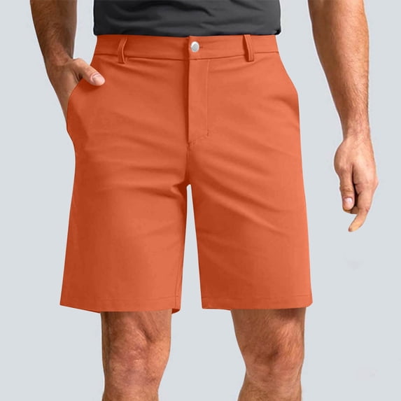 Gamivast Classic Golf Shorts for Men Performance Athletic Shorts Flat Front Comfort Stretch Cargo Walking Shorts with Pockets Casual Summer Dress Shorts for Hiking Travel
