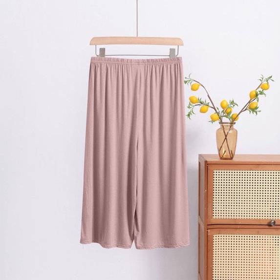 Gamivast Clearance Clothes Under $5.00 Women's Pants Casual High Rise Baggy Flowy Pants Stretchy Casual Hip Wide Leg Home Capris Pants Flowy Gauze Pants Khaki XXL Previous Orders