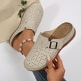 thumbnail image 1 of Gamivast Clogs for Women Perforated Closed Toe Slip on Sandals Comfortable Non-Slip Arch Support Mules Breathable Walking Summer Slippers, 1 of 5