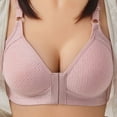 thumbnail image 1 of Gamivast Comfortable Wireless Push Up Bra for Women Front Closure Adjustable Strap Bralettes Full Coverage Support Anti-Sagging Bras Soft Seamless Everyday Bra, 1 of 4