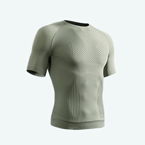 Gamivast Compression Undershirts for Men Short Sleeve 3D Texture Gym Shirts Moisture Wicking Workout Shirts Quick Dry Tight Fit Running Athletic Base