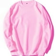 thumbnail image 1 of Gamivast Crewneck Sweatshirt for Men Long Sleeve Pullover Basic Fall Tops Comfortable Relaxed Fit Everyday Loungewear Essential Apparel Pink XXL, 1 of 3