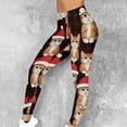 thumbnail image 1 of Gamivast Cute Christmas Leggings for Women Smoothing High Waisted Compression Tight Leggings Tummy Control Yoag Running Sports Pants Butt Lifting Pant Casual Holiday Outfits, 1 of 6