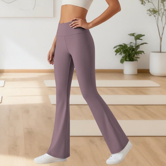 Gamivast Flare Leggings for Women High Waisted Stretchy Fitted Yoga Pants Tummy Control Soft Pull on Comfy Trousers Casual Workout Outfits 2026