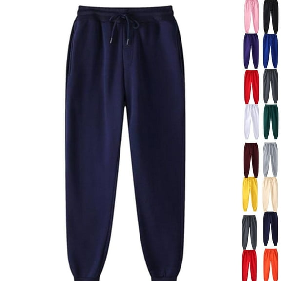 Gamivast Fleece Lined Joggers for Women Tall Hiking Straight Leg Winter Sweatpants with Pockets Warm Thermal Drawstring Elastic Waist Pants for Running Outerwear Workout